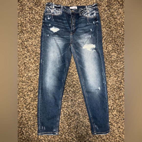 Vervet, High Waisted, Ripped Jeans - Picture 2 of 5